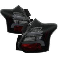 SPYDER Spyder 12-14 Ford Focus 5DR LED Tail Lights - Black Smoke (ALT-YD-FF12-LED-BSM)