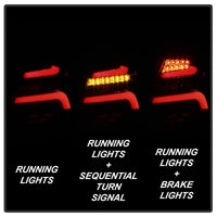 SPYDER Spyder 12-14 Ford Focus 5DR LED Tail Lights - Black Smoke (ALT-YD-FF12-LED-BSM)