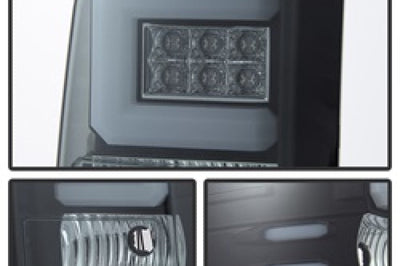 SPYDER Spyder 14-18 Chevy 1500 / 15-19 GMC 3500 Dually / Bar LED Tail Lights Blk Smke ALT-YD-CS14-LBLED-BSM