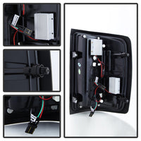 SPYDER Spyder 14-18 Chevy 1500 / 15-19 GMC 3500 Dually / Bar LED Tail Lights Blk Smke ALT-YD-CS14-LBLED-BSM