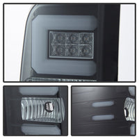 SPYDER Spyder 14-18 Chevy 1500 / 15-19 GMC 3500 Dually / Bar LED Tail Lights Blk Smke ALT-YD-CS14-LBLED-BSM