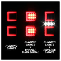 SPYDER Spyder 16-17 Toyota Tacoma LED Tail Lights - Black (ALT-YD-TT16-LED-BK)