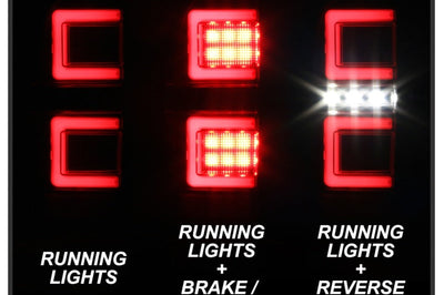 SPYDER Spyder 16-17 Toyota Tacoma LED Tail Lights - Black (ALT-YD-TT16-LED-BK)