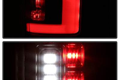 SPYDER Spyder 17-18 Ford F250 (w/Blind Spot Sens./LED Model Only) LED Tail Lights-Blk ALT-YD-FS17BS-LED-BK - Lights