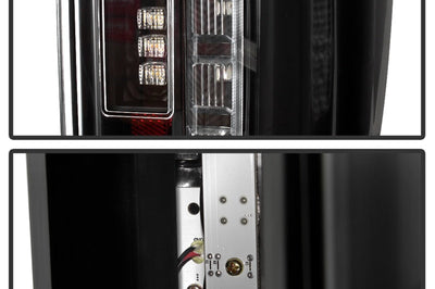 SPYDER Spyder 17-18 Ford F250 (w/Blind Spot Sens./LED Model Only) LED Tail Lights-Blk ALT-YD-FS17BS-LED-BK - Lights