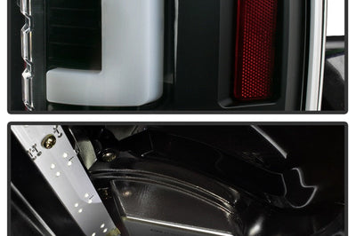 SPYDER Spyder 17-18 Ford F250 (w/Blind Spot Sens./LED Model Only) LED Tail Lights-Blk ALT-YD-FS17BS-LED-BK - Lights