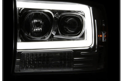 SPYDER Spyder 99-04 Ford F-250 Super Duty Light Bar Projector Headlights - Chrome (PRO-YD-FF25099V2-LB-C) - Lights