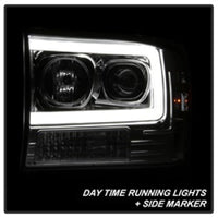 SPYDER Spyder 99-04 Ford F-250 Super Duty Light Bar Projector Headlights - Chrome (PRO-YD-FF25099V2-LB-C) - Lights