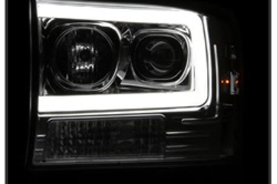 SPYDER Spyder 99-04 Ford F-250 Super Duty Light Bar Projector Headlights - Chrome (PRO-YD-FF25099V2-LB-C) - Lights