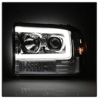 SPYDER Spyder 99-04 Ford F-250 Super Duty Light Bar Projector Headlights - Chrome (PRO-YD-FF25099V2-LB-C) - Lights