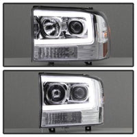 SPYDER Spyder 99-04 Ford F-250 Super Duty Light Bar Projector Headlights - Chrome (PRO-YD-FF25099V2-LB-C) - Lights