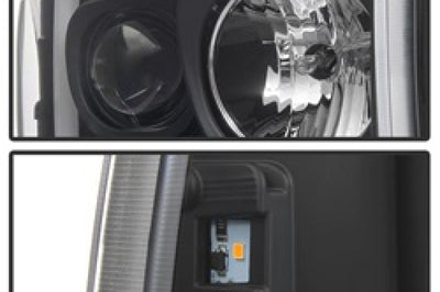 SPYDER Spyder 99-04 Ford F250 Super Duty Projector Headlights - Light Bar - Black PRO-YD-FF25099V2-LB-BK - Lights