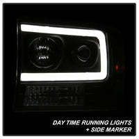 SPYDER Spyder 99-04 Ford F250 Super Duty Projector Headlights - Light Bar - Black PRO-YD-FF25099V2-LB-BK - Lights