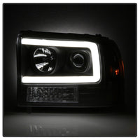 SPYDER Spyder 99-04 Ford F250 Super Duty Projector Headlights - Light Bar - Black PRO-YD-FF25099V2-LB-BK - Lights