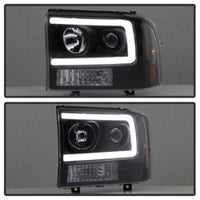 SPYDER Spyder 99-04 Ford F250 Super Duty Projector Headlights - Light Bar - Black PRO-YD-FF25099V2-LB-BK - Lights