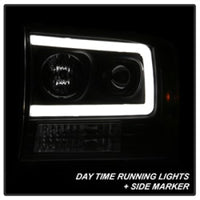 SPYDER Spyder 99-04 Ford F250 Super Duty Projector Headlights - Light Bar - Black PRO-YD-FF25099V2-LB-BK - Lights