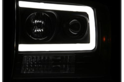 SPYDER Spyder 99-04 Ford F250 Super Duty Projector Headlights - Light Bar - Black PRO-YD-FF25099V2-LB-BK - Lights