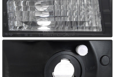 SPYDER Spyder 99-04 Ford F250 Super Duty Projector Headlights - Light Bar - Black PRO-YD-FF25099V2-LB-BK - Lights