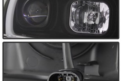 SPYDER Spyder 99-04 Jeep Grand Cherokee Projector Headlights - Light Bar DRL LED - Black - Lights