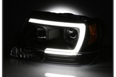 SPYDER Spyder 99-04 Jeep Grand Cherokee Projector Headlights - Light Bar DRL LED - Black - Lights