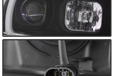 SPYDER Spyder 99-04 Jeep Grand Cherokee Projector Headlights - Light Bar DRL LED - Black - Lights