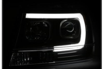 SPYDER Spyder 99-04 Jeep Grand Cherokee Projector Headlights - Light Bar DRL LED - Black - Lights