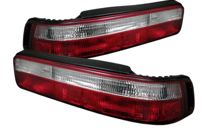 SPYDER Spyder Acura Integra 90-93 2Dr Euro Style Tail Lights Red Clear ALT-YD-AI90-RC