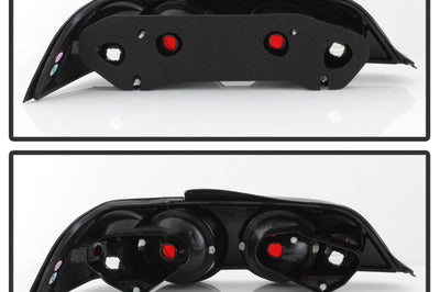 SPYDER Spyder Acura RSX 02-04 Euro Style Tail Lights Black ALT-YD-ARSX02-BK