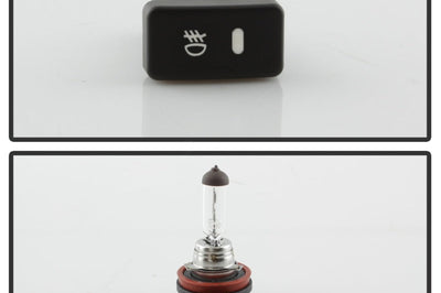 SPYDER Spyder Acura RSX 05-07 OEM Fog Lights w/Switch- Clear FL-AR06-C