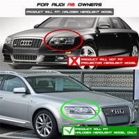 SPYDER Spyder Audi A6 05-07 Projector Headlights Halogen Model Only - DRL Black PRO-YD-ADA605-DRL-BK - Lights