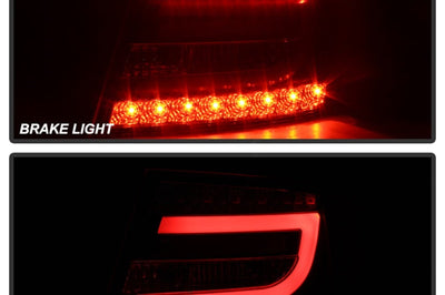 SPYDER Spyder Audi A6 05-08 4Dr Sedan Only Version 2 Light Bar LED Tail Lights Blk ALT-YD-AA605V2-LBLED-BK