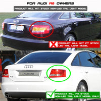 SPYDER Spyder Audi A6 05-08 4Dr Sedan Only Version 2 Light Bar LED Tail Lights Blk ALT-YD-AA605V2-LBLED-BK