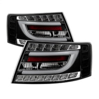 SPYDER Spyder Audi A6 05-08 4Dr Sedan Only Version 2 Light Bar LED Tail Lights Blk ALT-YD-AA605V2-LBLED-BK