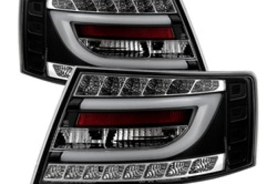 SPYDER Spyder Audi A6 05-08 4Dr Sedan Only Version 2 Light Bar LED Tail Lights Blk ALT-YD-AA605V2-LBLED-BK