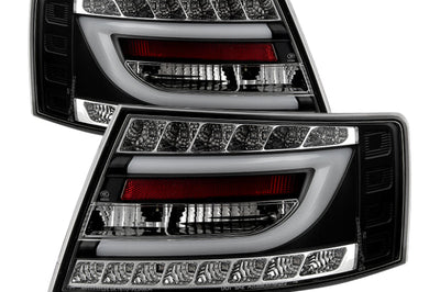 SPYDER Spyder Audi A6 05-08 4Dr Sedan Only Version 2 Light Bar LED Tail Lights Blk ALT-YD-AA605V2-LBLED-BK