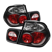 SPYDER Spyder BMW E46 3-Series 99-01 4Dr Euro Style Tail Lights- Black ALT-YD-BE4699-4D-BK - Lights