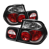 SPYDER Spyder BMW E46 3-Series 99-01 4Dr Euro Style Tail Lights- Black ALT-YD-BE4699-4D-BK - Lights