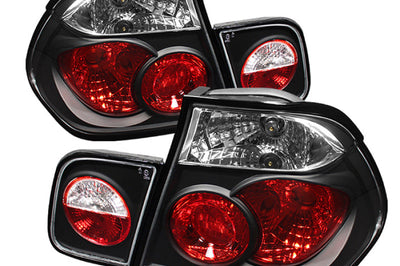 SPYDER Spyder BMW E46 3-Series 99-01 4Dr Euro Style Tail Lights- Black ALT-YD-BE4699-4D-BK - Lights