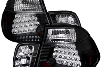 SPYDER Spyder BMW E46 3-Series 99-01 4Dr LED Tail Lights Black ALT-YD-BE4699-4D-LED-BK