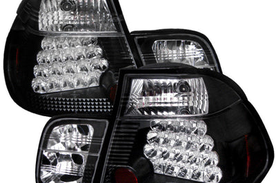 SPYDER Spyder BMW E46 3-Series 99-01 4Dr LED Tail Lights Black ALT-YD-BE4699-4D-LED-BK