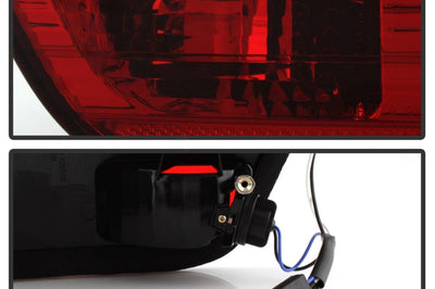 SPYDER Spyder BMW E53 X5 00-06 4PCS Euro Style Tail Lights- Red Smoke ALT-YD-BE5300-RS - Lights