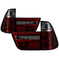 SPYDER Spyder BMW E53 X5 00-06 4PCS Euro Style Tail Lights- Red Smoke ALT-YD-BE5300-RS - Lights