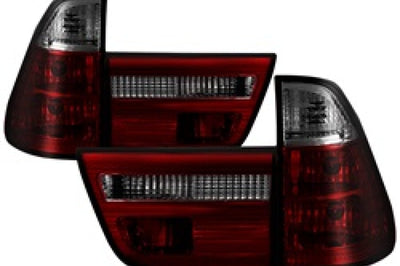 SPYDER Spyder BMW E53 X5 00-06 4PCS Euro Style Tail Lights- Red Smoke ALT-YD-BE5300-RS - Lights