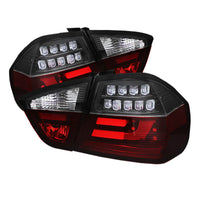 SPYDER Spyder BMW E90 3-Series 06-08 4Dr LED Indicator Tail Lights Blk ALT-YD-BE9006-LBLED-G2-BK