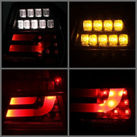 SPYDER Spyder BMW E90 3-Series 06-08 4Dr LED Indicator Tail Lights Blk ALT-YD-BE9006-LBLED-G2-BK