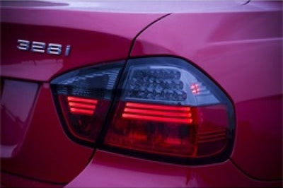 SPYDER Spyder BMW E90 3-Series 06-08 4Dr LED Tail Lights Red Smoke ALT-YD-BE9006-LED-RS
