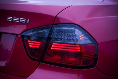 SPYDER Spyder BMW E90 3-Series 06-08 4Dr LED Tail Lights Red Smoke ALT-YD-BE9006-LED-RS