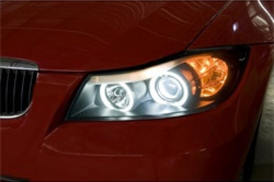 SPYDER Spyder BMW E90 3-Series 06-08 4DR Projector CCFL Halo - Eyebrow Bulb Blk- PRO-YD-BMWE9005-CCFL-BK - Lights