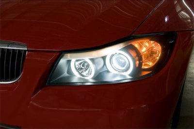 SPYDER Spyder BMW E90 3-Series 06-08 4DR Projector CCFL Halo - Eyebrow Bulb Blk- PRO-YD-BMWE9005-CCFL-BK - Lights