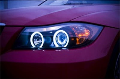 SPYDER Spyder BMW E90 3-Series 06-08 4DR Projector CCFL Halo - Eyebrow Bulb Blk- PRO-YD-BMWE9005-CCFL-BK - Lights